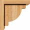 Ekena Millwork Alpine Rough Sawn Corbel w/Backplate, Western Red Cedar, 8"W x 8"D x 8"H COR08X08X08ALP01RWR - alternate 2